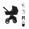 Dubatti One E6 Kinderwagen - Pitch Black | Dubatti by Römer Kindersitz Babysafe Pro | Vario Base 5Z