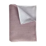 Bink Bedding Pique Babydecke Altrosa / Weiß 75 x 100 cm