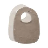 Jollein Frottee Lätzchen - 2 Stück - Sand / Milky Coffee