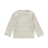 Noppies Tee LS stripe Iceberg Green 74