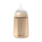 Suavinex Babyflasche - Colour Essence - Medium Flow - 240ml - Silikon - Beige