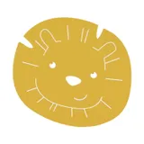 Atelier Pierre Hakuna Löwe Magnettafel zum Aufhängen Mustard