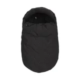 Jollein Fußsack Gruppe 0+ 3/5 Punkt Gurt - Embossed - Nearly Black