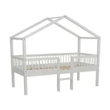 Vipack Hausbett mit Leiter – Forrest Beech– 90 x 200 cm