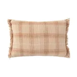 Lorena Canals Dekokissen – Handgewebt – Rosa – 25x40 cm