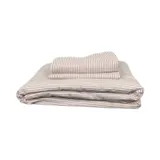 Town & Country Newport Bettbezug - 200 x 200 cm - Stripe - Rosewood