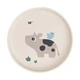 Done By Deer Teller - Tiny Farm - Rund - Silicone - 18 cm - Sand