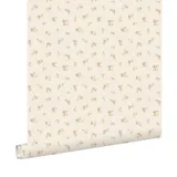 Esta Home Pom Pom Pie Tapete - Vintage Blumen - Sandbeige - 53 cm