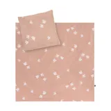 Julius Zöllner Bio-Bettwäsche-Set Birdy – Rosa – 80/80 + 35/40 cm