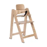 Kidsmill Up! Hochstuhl Buchenholz Inkl. Holz-Babyset - Natur