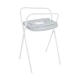 Bebe-Jou Click Badewannenständer Metall Hellgrau 98 cm