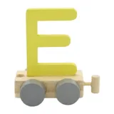 Charl's Toys Buchstabe Zug E Gelb