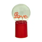 Kersten LED-Glas-Ornament „Love“ – Rot