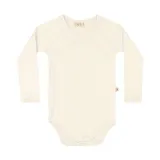 UAUA Babybody Langarm Crema 3-6 Monate