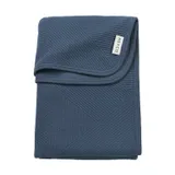 Meyco Jacquard-Flanelldecke – 75x 100 cm – Pure Indigo