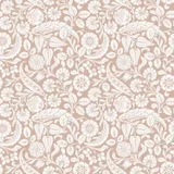 Estahome Blumenmuster-Tapete II – 0,53 x 10,05 m – Terrakotta / Rosa
