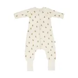 Jollein Teddy Bear Schlafsack mit Füßen und abnehmbaren Ärmeln – 80/86 cm