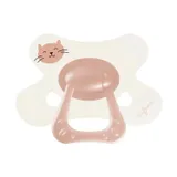 Difrax Natural Schnuller - 12+ Mte - Dusty Pink Kitten
