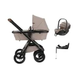 Dubatti One E6 Kinderwagen - Dark Brown / Soft Taupe | Dubatti by Römer Kindersitz Babysafe Pro | Vario Base 5Z
