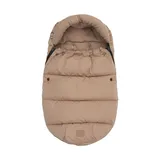 Jollein Fußsack - Puffed - Gruppe 0+ - 3/5-Punkt Gurt - Light Terra