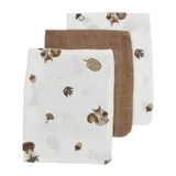 Meyco Forest Animals Waschlappen – 3 Stück – Toffee