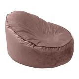 Overseas Velours Kids Sitzsack - Blush