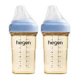 Hegen Babyflaschen PPSU – 240 ml – 2er-Pack – Blau