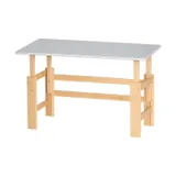 Manis-H Höhenverstellbarer Schreibtisch – 140 cm – Silver
