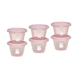 Koko Aufbewahrungsdosen-Set - Miffy - 120 ml - 6 Stück - Pink