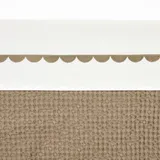 Meyco Laken borduur Arc Taupe 75x100cm - 269.263.31.01