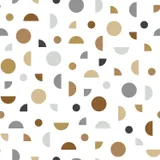 Estahome Graphisches Motiv II – 0,53 x 10,05 m – Weiß / Grau / Beige