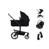 Joolz Day 5 Kinderwagen 3-in-1 - Space Black | Joolz X Maxi-Cosi Pebble 360 Pro 2 Babyschale | Adaptern