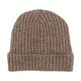Puck Strickmütze – Taupe Melange