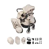 iCandy Peach 8 Doppelkinderwagen Komplettset – Biscotti