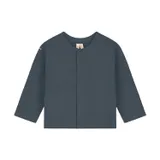 Gray Label Baby Raglan Cardigan GOTS -  Blue Grey - 0‑3M