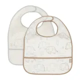 Jollein Lätzchen Waterproof - Elephant Tales - 2 Stück