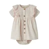 Lil' Atelier Kleid - Größe 68 - Coconut Milk