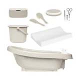 Bébé-Jou Thermobadeset De Luxe Click - 6-Teilig - Taupe
