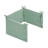 Julius Zöllner Muslin Bumper - Grün - 180×35 cm