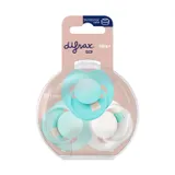 Difrax Prime Tutti Frutti Schnuller - 18+ Monate - 3 Stück - Aqua Green