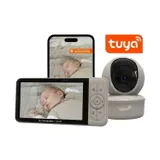 Qute Babyphone - Q-Connection Smart WIFI 2-in-1 5HD - Sand