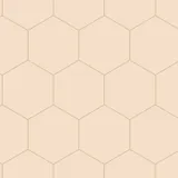 Estahome Hexagon Tapete - 0,53 x 10,05 m - Pfirsichrosa