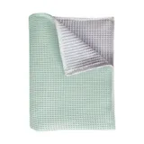 Bink Bedding Pique Babydecke Mint / Weiß 75 x 100 cm
