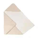 Bamboom Einschlagdecke mit Kapuze - 80x80 cm - Neutral Pink