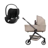 Joolz Hub 2 Kinderwagen 2-in-1 - Sandy Taupe & Cybex Cloud T Plus Autositz