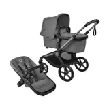 Bugaboo Fox 5 Renew Kinderwagen 2-in-1 - Essential Bundle - Graphite / Moon Grey