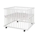 Europe Baby Arike II Laufstall Mattweiß