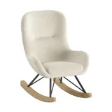 Vipack Schaukelstuhl - Rocky - Mini - Beige Bouclé