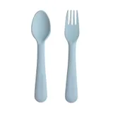 Mushie - Gabel & Löffel - Powder Blue
