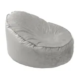 Overseas Velours Kids Sitzsack - Smoke